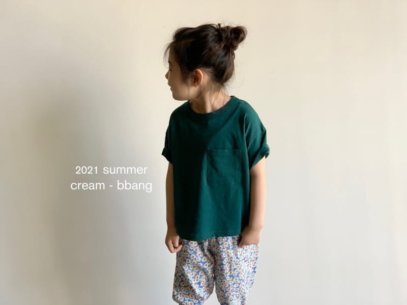CREAM BBANG - Korean Children Fashion - #Kfashion4kids - Pocket Rappa Tee - 12