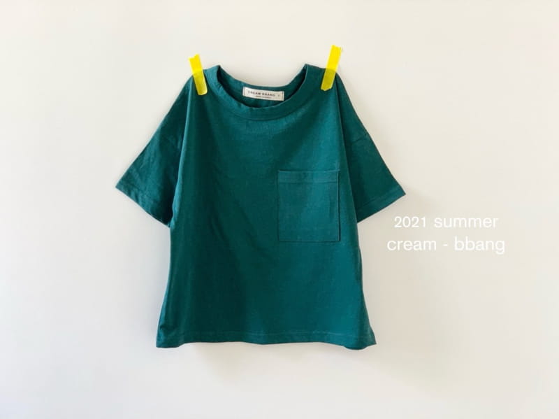 CREAM BBANG - Korean Children Fashion - #Kfashion4kids - Pocket Rappa Tee - 3