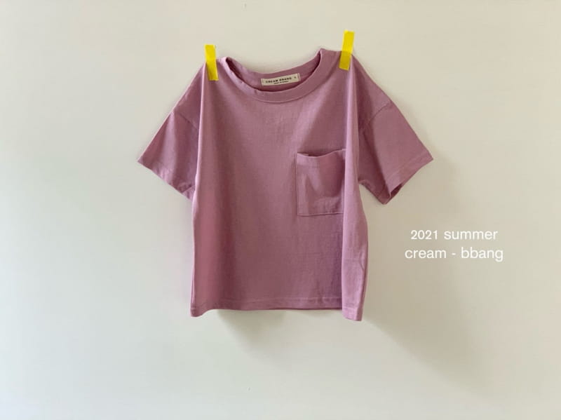 CREAM BBANG - Korean Children Fashion - #Kfashion4kids - Pocket Rappa Tee - 4