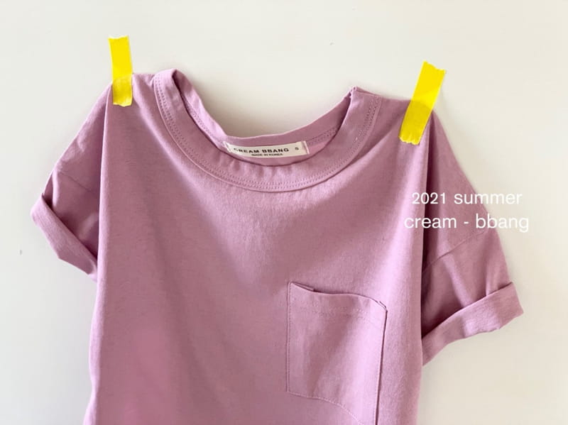 CREAM BBANG - Korean Children Fashion - #Kfashion4kids - Pocket Rappa Tee - 7