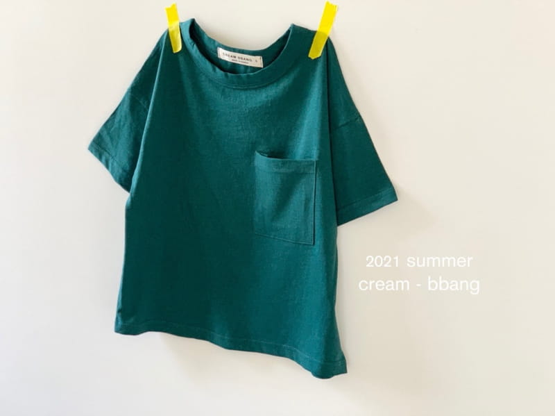 CREAM BBANG - Korean Children Fashion - #Kfashion4kids - Pocket Rappa Tee - 8