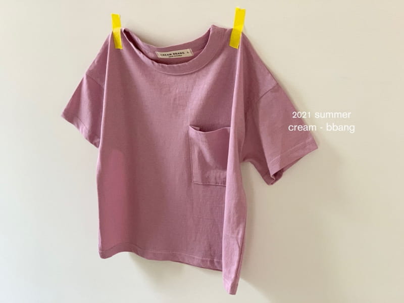 CREAM BBANG - Korean Children Fashion - #Kfashion4kids - Pocket Rappa Tee - 9