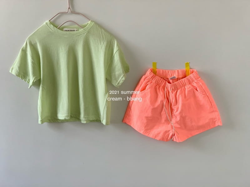 CREAM BBANG - Korean Children Fashion - #Kfashion4kids - Cool Simple Tee - 5