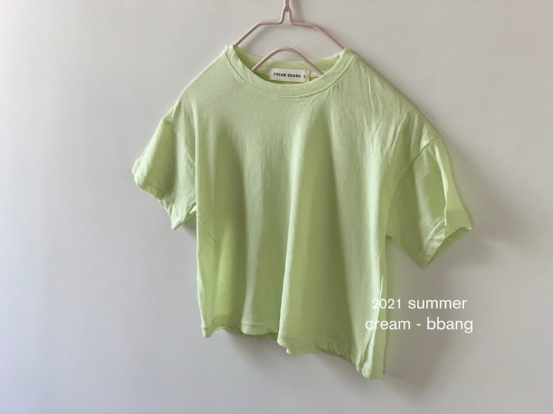 CREAM BBANG - Korean Children Fashion - #Kfashion4kids - Cool Simple Tee - 9