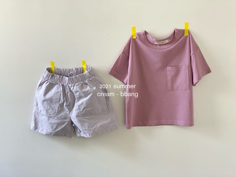 CREAM BBANG - Korean Children Fashion - #Kfashion4kids - Circle Pocket Cotton Shorts - 10