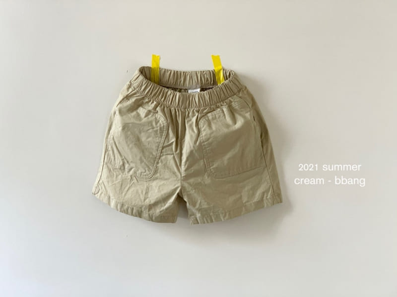 CREAM BBANG - Korean Children Fashion - #Kfashion4kids - Circle Pocket Cotton Shorts - 3