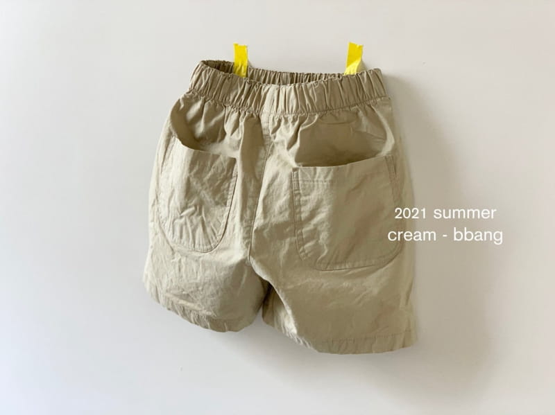 CREAM BBANG - Korean Children Fashion - #Kfashion4kids - Circle Pocket Cotton Shorts - 4
