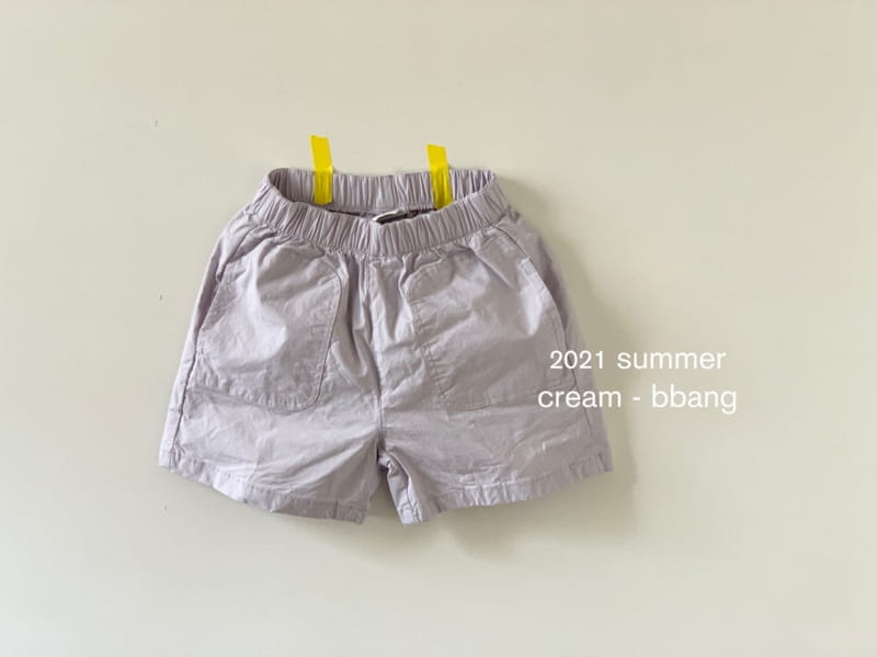 CREAM BBANG - Korean Children Fashion - #Kfashion4kids - Circle Pocket Cotton Shorts - 5
