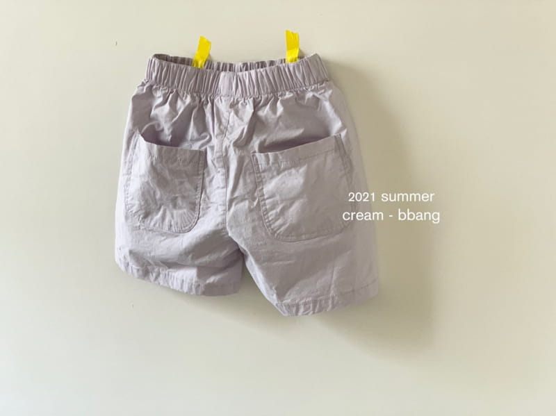 CREAM BBANG - Korean Children Fashion - #Kfashion4kids - Circle Pocket Cotton Shorts - 6