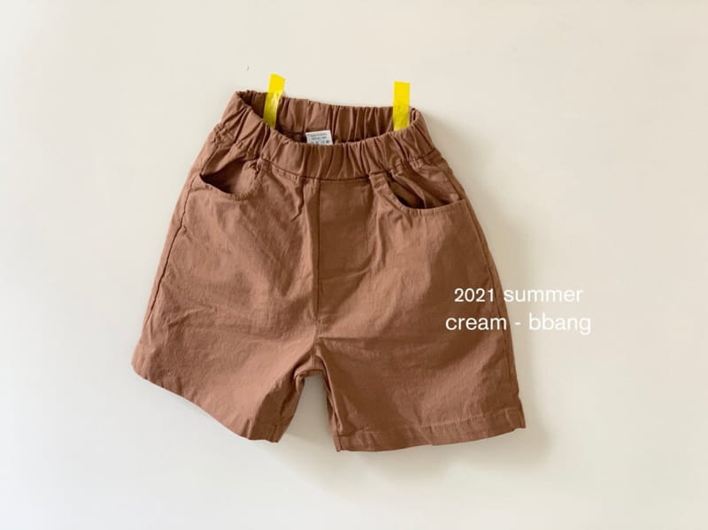 CREAM BBANG - Korean Children Fashion - #Kfashion4kids - Cotton Linen Shorts - 6