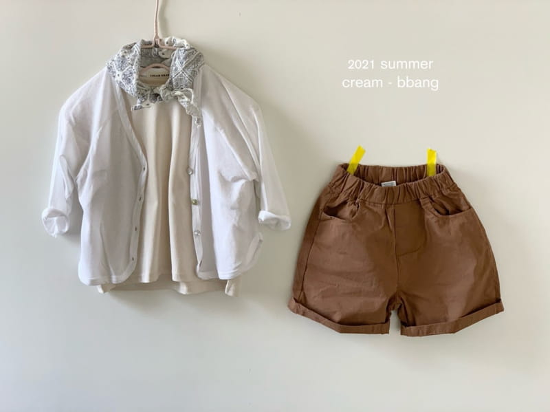 CREAM BBANG - Korean Children Fashion - #Kfashion4kids - Cotton Linen Shorts - 7