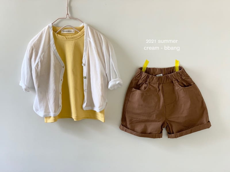 CREAM BBANG - Korean Children Fashion - #Kfashion4kids - Cotton Linen Shorts - 9