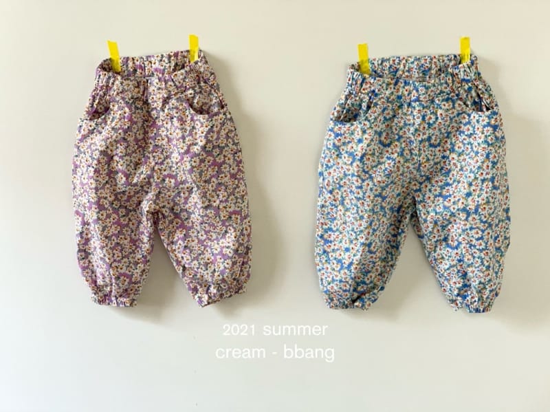CREAM BBANG - Korean Children Fashion - #Kfashion4kids - Flower Aladin Pants - 2