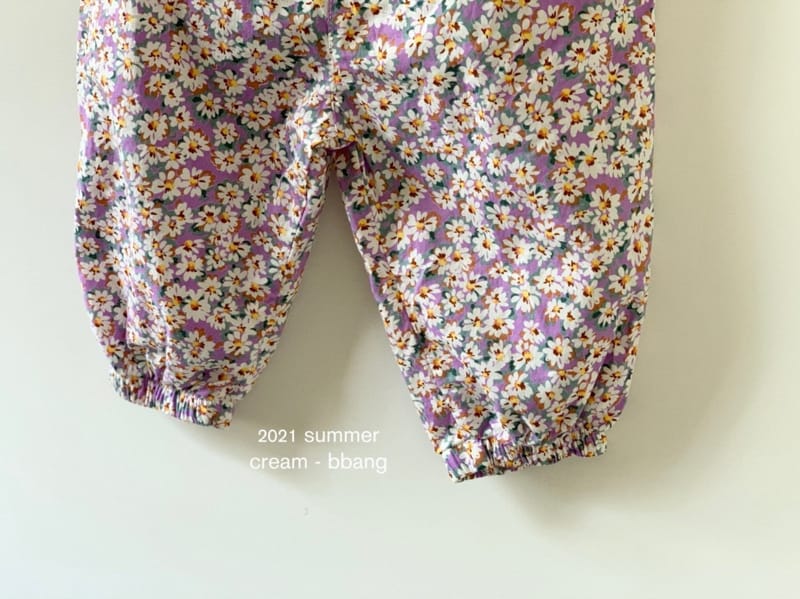 CREAM BBANG - Korean Children Fashion - #Kfashion4kids - Flower Aladin Pants - 3