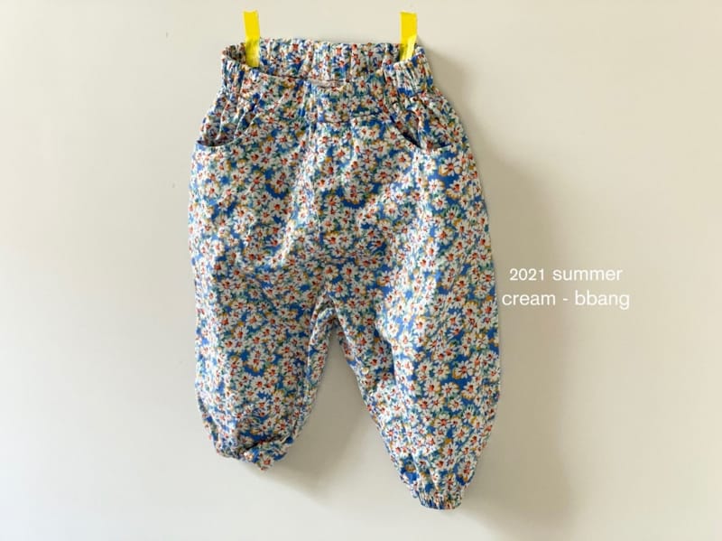 CREAM BBANG - Korean Children Fashion - #Kfashion4kids - Flower Aladin Pants - 4