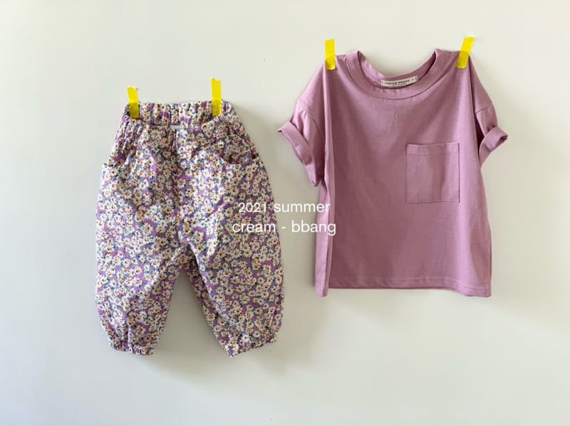 CREAM BBANG - Korean Children Fashion - #Kfashion4kids - Flower Aladin Pants - 7