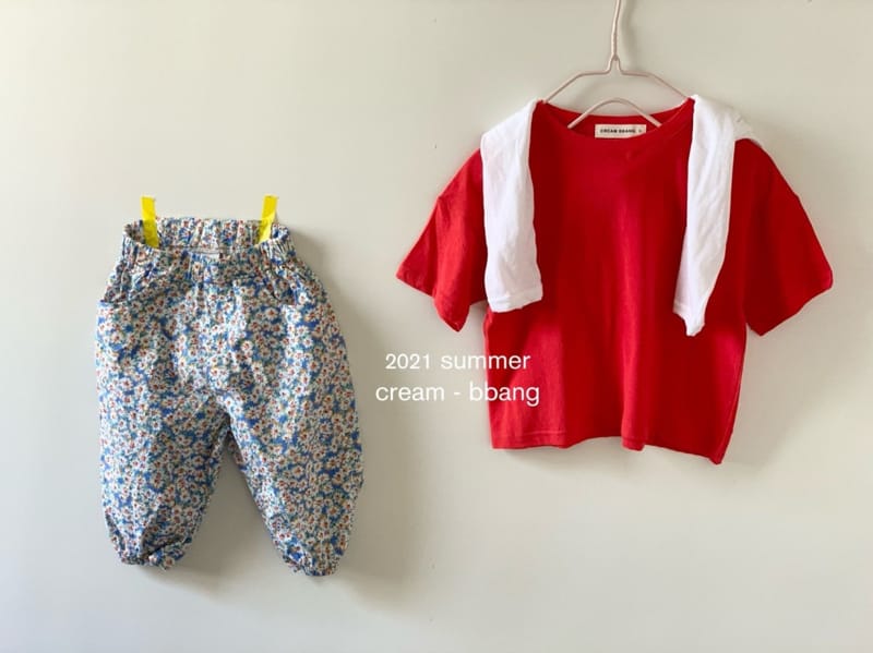 CREAM BBANG - Korean Children Fashion - #Kfashion4kids - Flower Aladin Pants - 9
