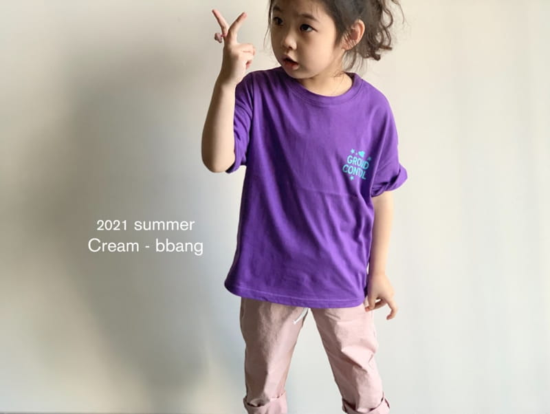 CREAM BBANG - Korean Children Fashion - #Kfashion4kids - Ground Tee - 7