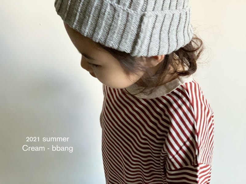 CREAM BBANG - Korean Children Fashion - #Kfashion4kids - Rappa Stripes Tee - 8