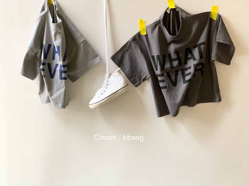 CREAM BBANG - Korean Children Fashion - #Kfashion4kids - Whatever Tee - 2