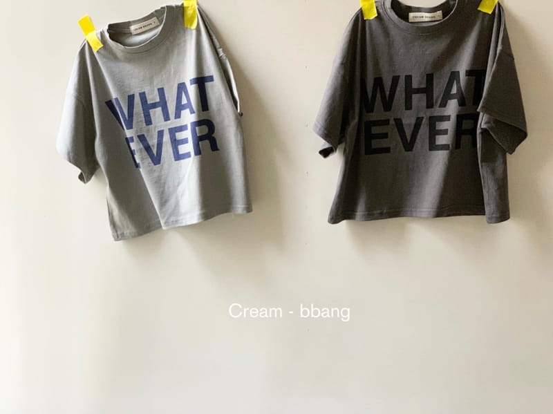 CREAM BBANG - Korean Children Fashion - #Kfashion4kids - Whatever Tee - 3