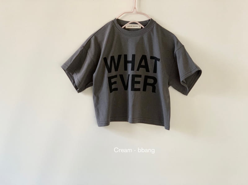 CREAM BBANG - Korean Children Fashion - #Kfashion4kids - Whatever Tee - 4