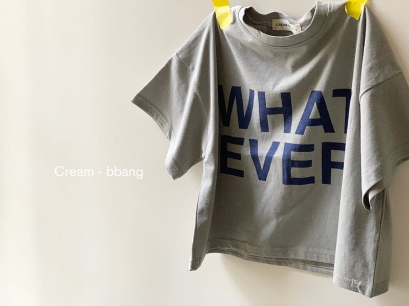 CREAM BBANG - Korean Children Fashion - #Kfashion4kids - Whatever Tee - 5