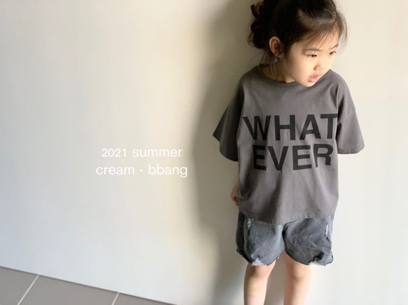 CREAM BBANG - Korean Children Fashion - #Kfashion4kids - Whatever Tee - 6