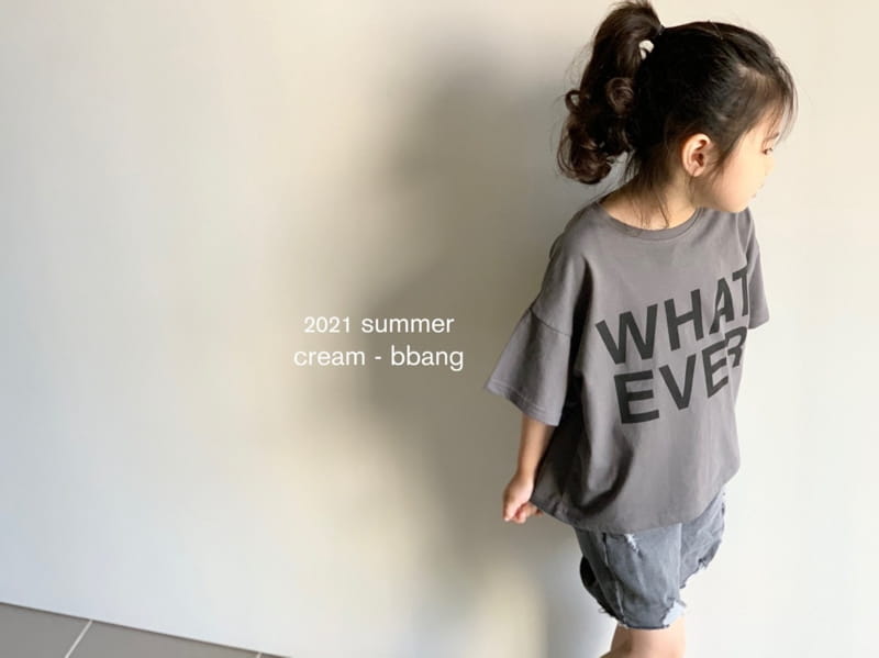 CREAM BBANG - Korean Children Fashion - #Kfashion4kids - Whatever Tee - 7
