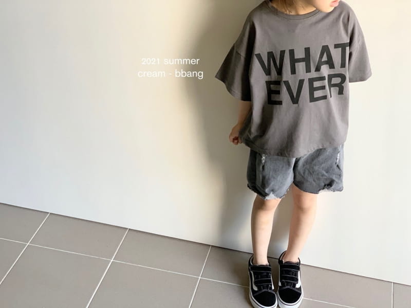 CREAM BBANG - Korean Children Fashion - #Kfashion4kids - Whatever Tee - 8