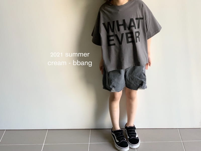 CREAM BBANG - Korean Children Fashion - #Kfashion4kids - Whatever Tee - 9