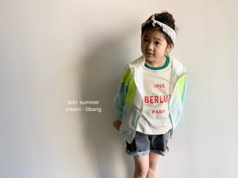 CREAM BBANG - Korean Children Fashion - #Kfashion4kids - 1895 Sleeves Color Tee - 10