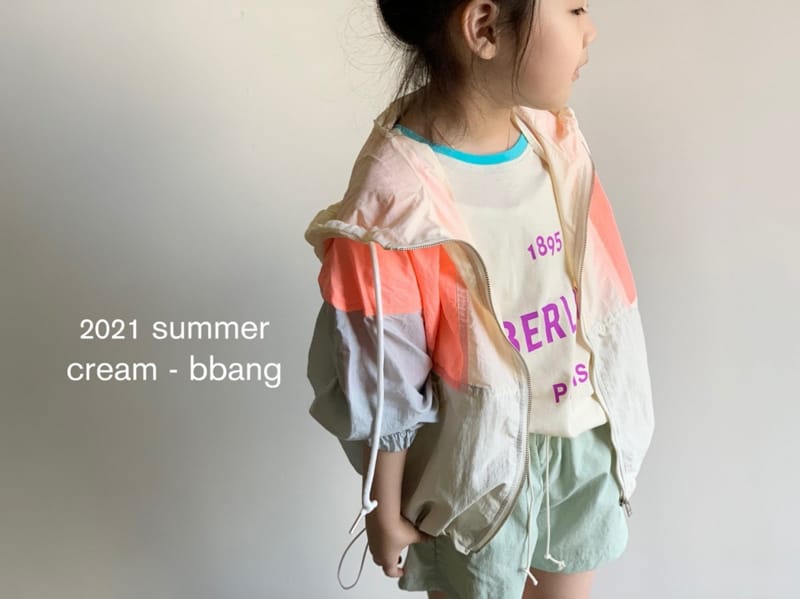 CREAM BBANG - Korean Children Fashion - #Kfashion4kids - 1895 Sleeves Color Tee - 4
