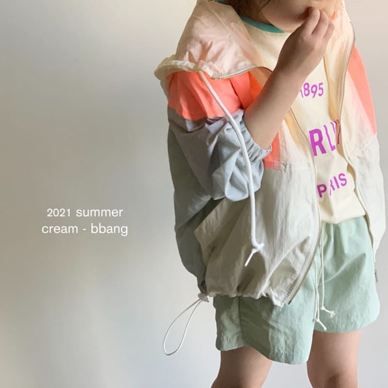 CREAM BBANG - Korean Children Fashion - #Kfashion4kids - Summer Color Windbreak - 3