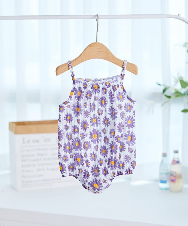 CREAMCOK - Korean Children Fashion - #Kfashion4kids - Bebe Flower Cooling Bodysuit - 10