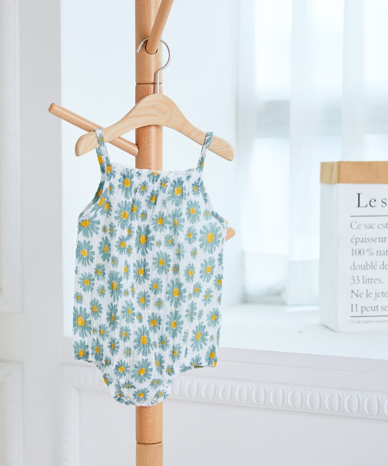 CREAMCOK - Korean Children Fashion - #Kfashion4kids - Bebe Flower Cooling Bodysuit - 12