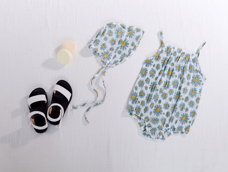 CREAMCOK - Korean Children Fashion - #Kfashion4kids - Bebe Flower Cooling Bodysuit - 5