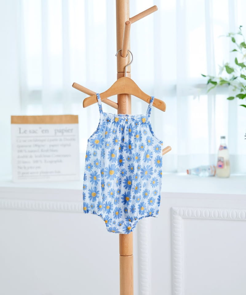 CREAMCOK - Korean Children Fashion - #Kfashion4kids - Bebe Flower Cooling Bodysuit - 9