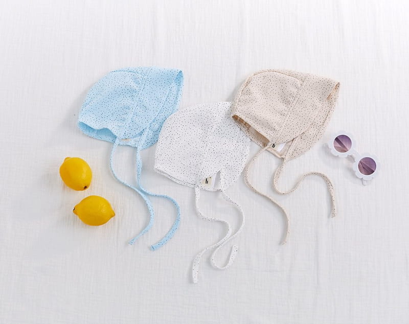 CREAMCOK - Korean Children Fashion - #Kfashion4kids - Dot Dot Cooling Bonnet - 4