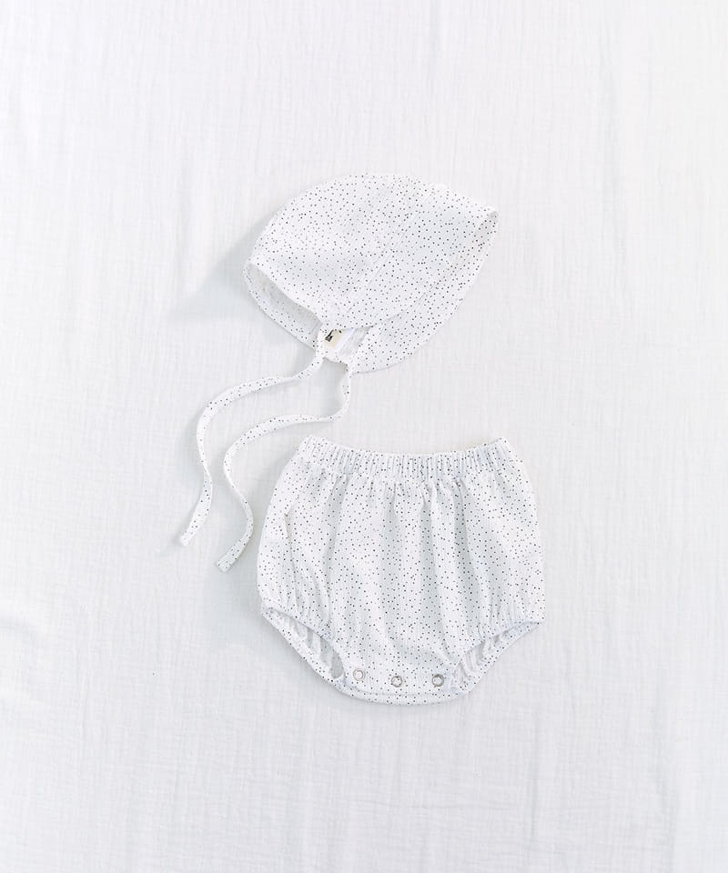 CREAMCOK - Korean Children Fashion - #Kfashion4kids - Dot Dot Cooling Bonnet - 9