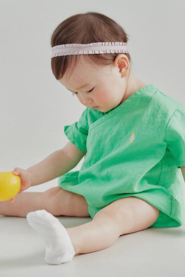 DALKOMHAI - Korean Children Fashion - #Kfashion4kids - Embroidery Bodysuit