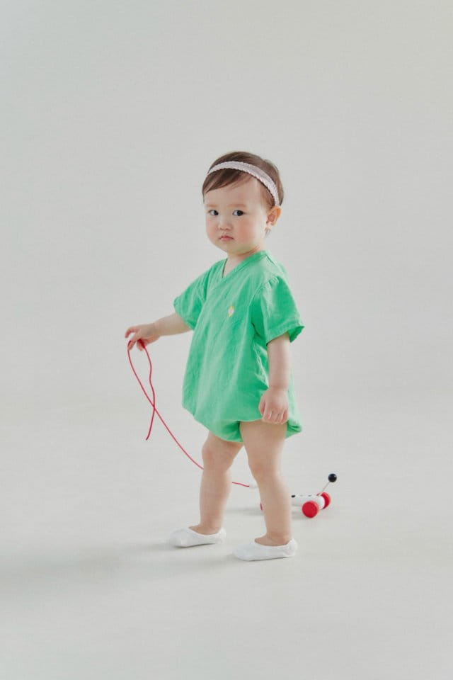DALKOMHAI - Korean Children Fashion - #Kfashion4kids - Embroidery Bodysuit - 3