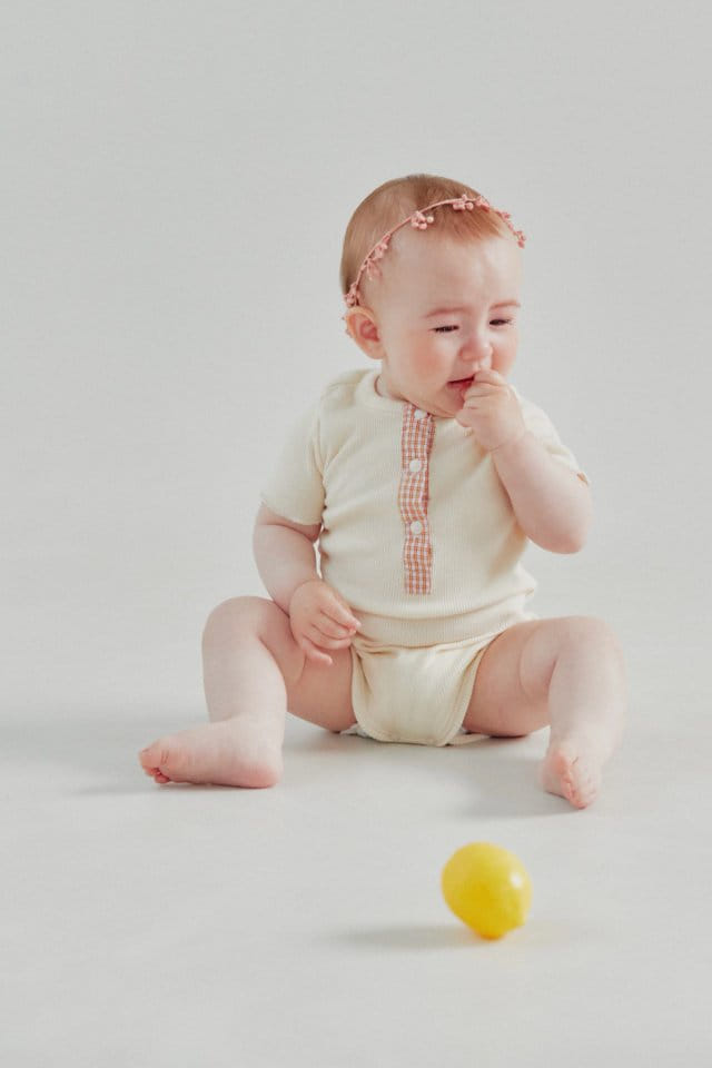 DALKOMHAI - Korean Children Fashion - #Kfashion4kids - Crème Bodysuit - 3