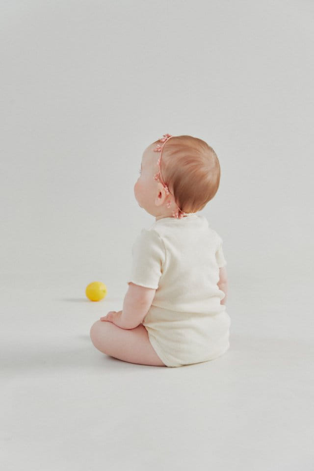 DALKOMHAI - Korean Children Fashion - #Kfashion4kids - Crème Bodysuit - 4