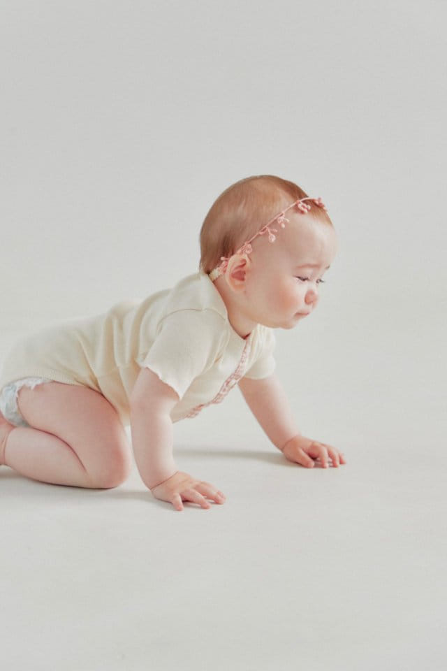 DALKOMHAI - Korean Children Fashion - #Kfashion4kids - Crème Bodysuit - 5