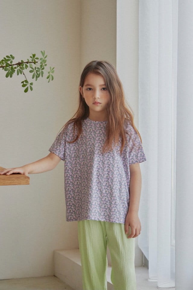 DALKOMHAI - Korean Children Fashion - #Kfashion4kids - Flower Paint Tee - 3