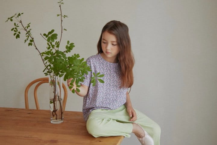 DALKOMHAI - Korean Children Fashion - #Kfashion4kids - Flower Paint Tee - 4
