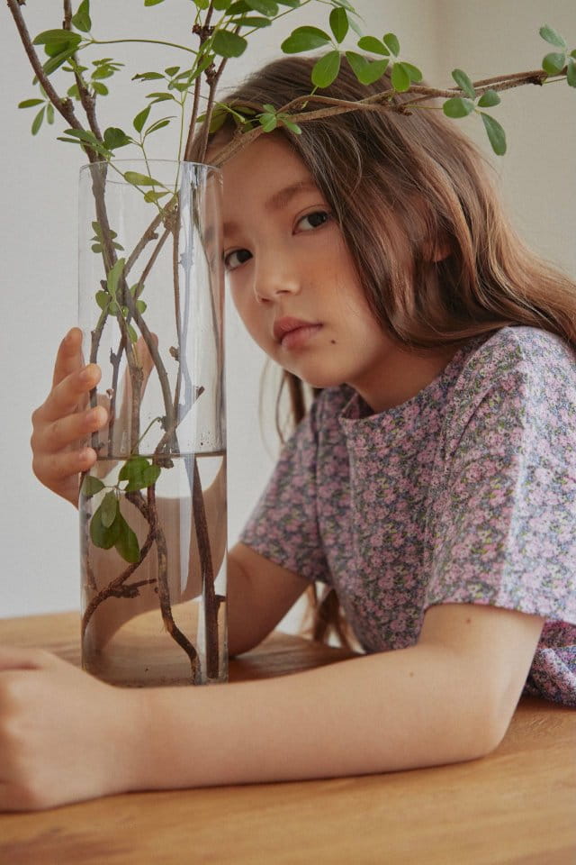 DALKOMHAI - Korean Children Fashion - #Kfashion4kids - Flower Paint Tee - 6