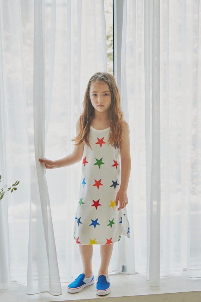 DALKOMHAI - Korean Children Fashion - #Kfashion4kids - Star Star One-piece - 2