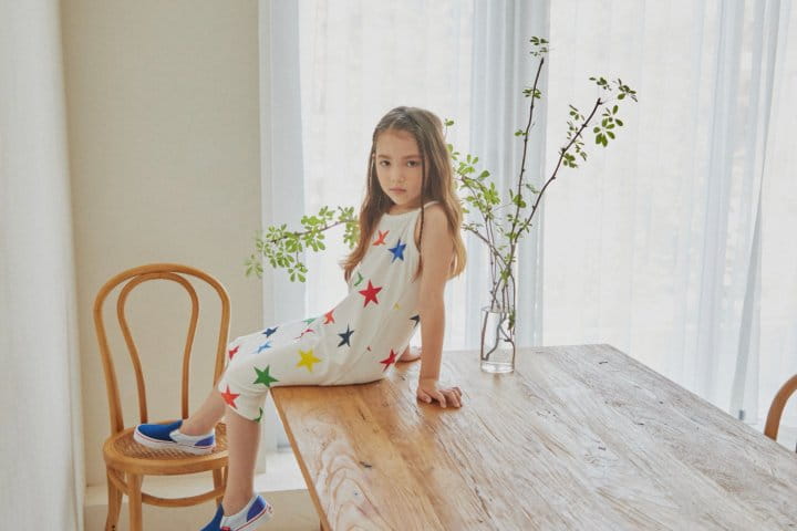 DALKOMHAI - Korean Children Fashion - #Kfashion4kids - Star Star One-piece - 4
